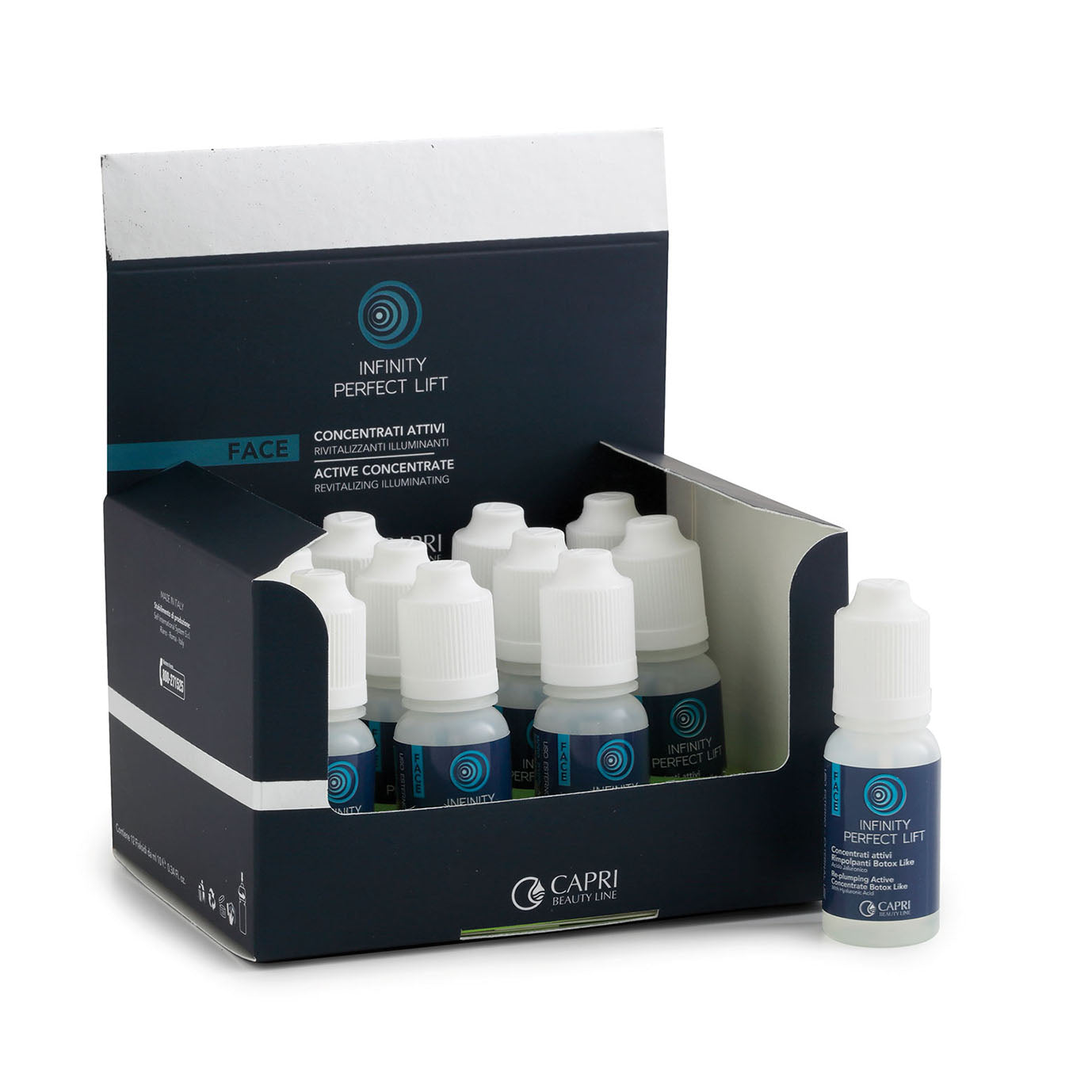 CONCENTRATO ATTIVO RIMPOLPANTI LIFTANTI AD AZIONE BOTOX 12 PZ DA 10 ML