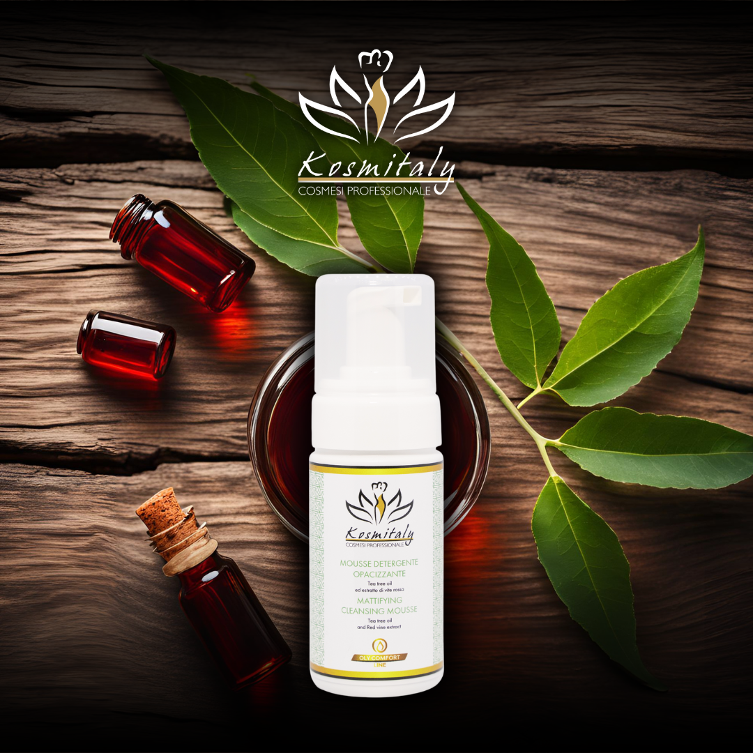 MOUSSE DETERGENTE CON TEA TREA OIL - KOSMITALY