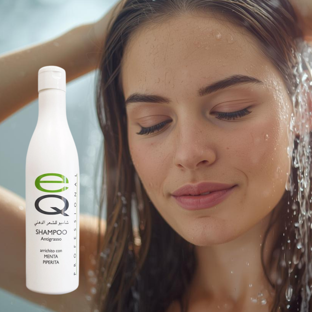 Shampoo Capelli Grassi con Menta Piperita 500 ml EQ